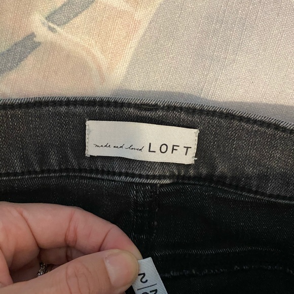 Ann Taylor LOFT skinny jeans with polka dots - Picture 4 of 4